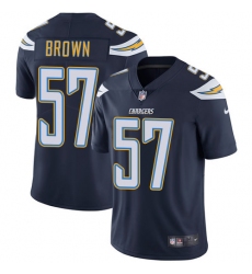 Youth Nike Los Angeles Chargers #57 Jatavis Brown Navy Blue Team Color Vapor Untouchable Limited Player NFL Jersey