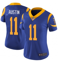 Women's Nike Los Angeles Rams #11 Tavon Austin Elite Royal Blue Alternate NFL Jersey