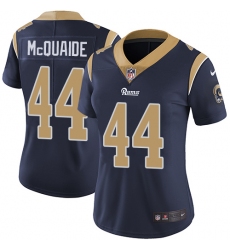 Women's Nike Los Angeles Rams #44 Jacob McQuaide Elite Navy Blue Team Color NFL Jersey