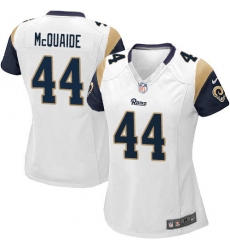 Women's Nike Los Angeles Rams #44 Jacob McQuaide Game White NFL Jersey