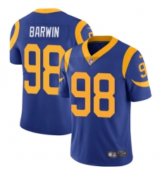 Men's Nike Los Angeles Rams #98 Connor Barwin Royal Blue Alternate Vapor Untouchable Limited Player NFL Jersey