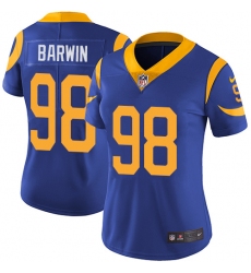 Women's Nike Los Angeles Rams #98 Connor Barwin Elite Royal Blue Alternate NFL Jersey