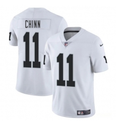 Men's Las Vegas Raiders #11 Jeremy Chinn White 2025 Vapor Football Stitched Jersey