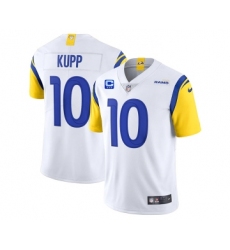 Men's Los Angeles Rams 2022 #10 Cooper Kupp White With 3-star C Patch Vapor Untouchable Limited Stitched NFL Jersey
