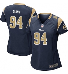 Women's Nike Los Angeles Rams #94 Robert Quinn Game Navy Blue Team Color NFL Jersey