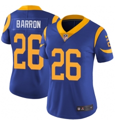 Women's Nike Los Angeles Rams #26 Mark Barron Elite Royal Blue Alternate NFL Jersey