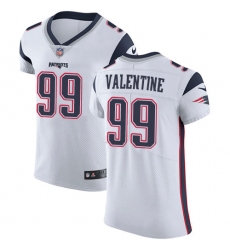 Men's Nike New England Patriots #99 Vincent Valentine White Vapor Untouchable Elite Player NFL Jersey