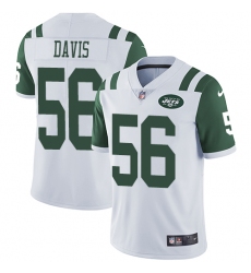 Youth Nike New York Jets #56 DeMario Davis Elite White NFL Jersey