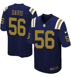 Youth Nike New York Jets #56 DeMario Davis Limited Navy Blue Alternate NFL Jersey