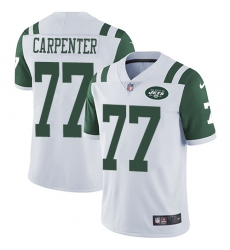 Youth Nike New York Jets #77 James Carpenter White Vapor Untouchable Limited Player NFL Jersey