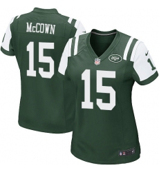 Women's Nike New York Jets #15 Josh McCown Game Green Team Color NFL Jersey