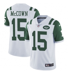 Youth Nike New York Jets #15 Josh McCown Elite White NFL Jersey