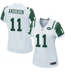 Women's Nike New York Jets #11 Robby Anderson Game White NFL Jersey