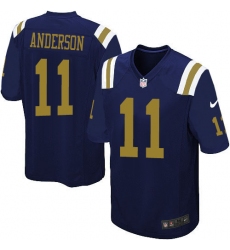 Youth Nike New York Jets #11 Robby Anderson Elite Navy Blue Alternate NFL Jersey