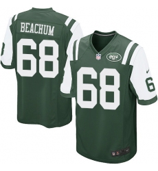 Men's Nike New York Jets #68 Kelvin Beachum Game Green Team Color NFL Jersey