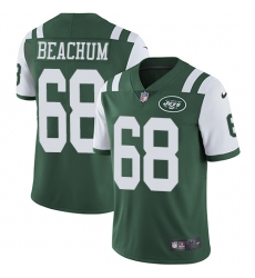 Men's Nike New York Jets #68 Kelvin Beachum Green Team Color Vapor Untouchable Limited Player NFL Jersey