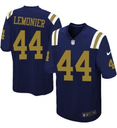 Youth Nike New York Jets #44 Corey Lemonier Elite Navy Blue Alternate NFL Jersey
