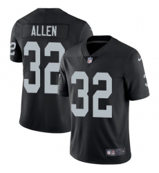 Men's Nike Oakland Raiders #32 Marcus Allen Black Team Color Vapor Untouchable Limited Player NFL Jersey