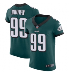 Men's Nike Philadelphia Eagles #99 Jerome Brown Midnight Green Team Color Vapor Untouchable Elite Player NFL Jersey