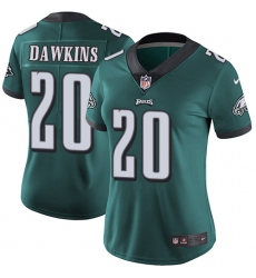 Women's Nike Philadelphia Eagles #20 Brian Dawkins Midnight Green Team Color Vapor Untouchable Limited Player NFL Jersey