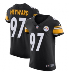 Men's Nike Pittsburgh Steelers #97 Cameron Heyward Black Team Color Vapor Untouchable Elite Player NFL Jersey
