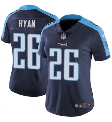Women's Nike Tennessee Titans #26 Logan Ryan Elite Navy Blue Alternate NFL Jersey