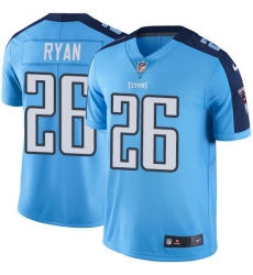 Youth Nike Tennessee Titans #26 Logan Ryan Elite Light Blue Team Color NFL Jersey