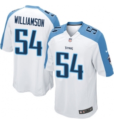 Men's Nike Tennessee Titans #54 Avery Williamson Game White NFL Jersey