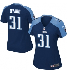 Women's Nike Tennessee Titans #31 Kevin Byard Game Navy Blue Alternate NFL Jersey