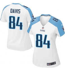 Women's Nike Tennessee Titans #84 Corey Davis Game White NFL Jersey