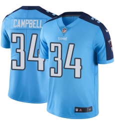 Youth Nike Tennessee Titans #34 Earl Campbell Elite Light Blue Team Color NFL Jersey
