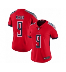 Women's Tennessee Titans #9 Steve McNair Limited Red Inverted Legend Football Jersey