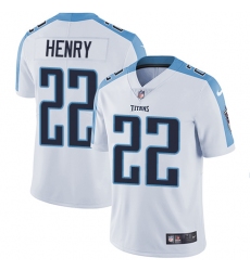 Youth Nike Tennessee Titans #22 Derrick Henry Elite White NFL Jersey