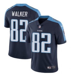 Youth Nike Tennessee Titans #82 Delanie Walker Elite Navy Blue Alternate NFL Jersey
