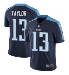 Youth Nike Tennessee Titans #13 Taywan Taylor Elite Navy Blue Alternate NFL Jersey