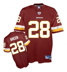 Reebok Washington Redskins #28 Darrell Green Red Team Color Replica Throwback NFL Jersey