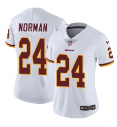 Women's Nike Washington Redskins #24 Josh Norman Elite White NFL Jersey