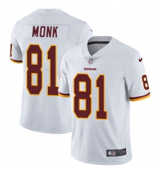 Youth Nike Washington Redskins #81 Art Monk Elite White NFL Jersey