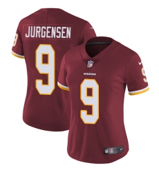 Women's Nike Washington Redskins #9 Sonny Jurgensen Burgundy Red Team Color Vapor Untouchable Limited Player NFL Jersey