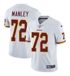 Youth Nike Washington Redskins #72 Dexter Manley Elite White NFL Jersey