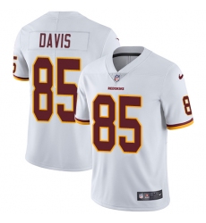 Youth Nike Washington Redskins #85 Vernon Davis Elite White NFL Jersey