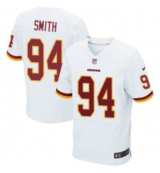 Men's Nike Washington Redskins #94 Preston Smith Elite White NFL Jersey