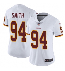 Women's Nike Washington Redskins #94 Preston Smith Elite White NFL Jersey