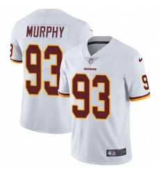 Youth Nike Washington Redskins #93 Trent Murphy Elite White NFL Jersey
