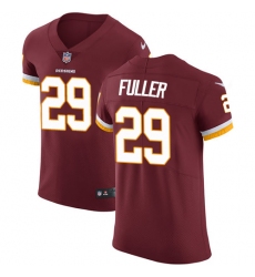 Men's Nike Washington Redskins #29 Kendall Fuller Elite Burgundy Red Team Color NFL Jersey