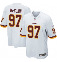 Men's Nike Washington Redskins #97 Terrell McClain Game White NFL Jersey