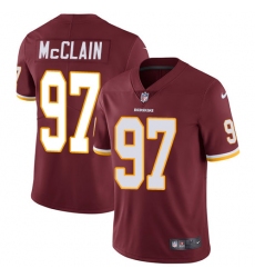 Youth Nike Washington Redskins #97 Terrell McClain Elite Burgundy Red Team Color NFL Jersey