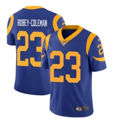 Men's Nike Los Angeles Rams #23 Nickell Robey-Coleman Royal Blue Alternate Vapor Untouchable Limited Player NFL Jersey