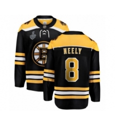 Men's Boston Bruins #8 Cam Neely Authentic Black Home Fanatics Branded Breakaway 2019 Stanley Cup Final Bound Hockey Jersey