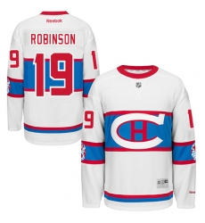 Men's Reebok Montreal Canadiens #19 Larry Robinson Authentic White 2016 Winter Classic NHL Jersey
